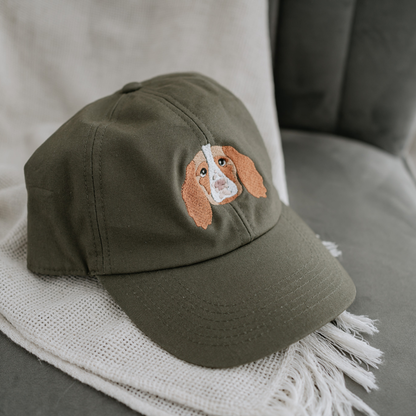 Embroidered Pet Face Cap